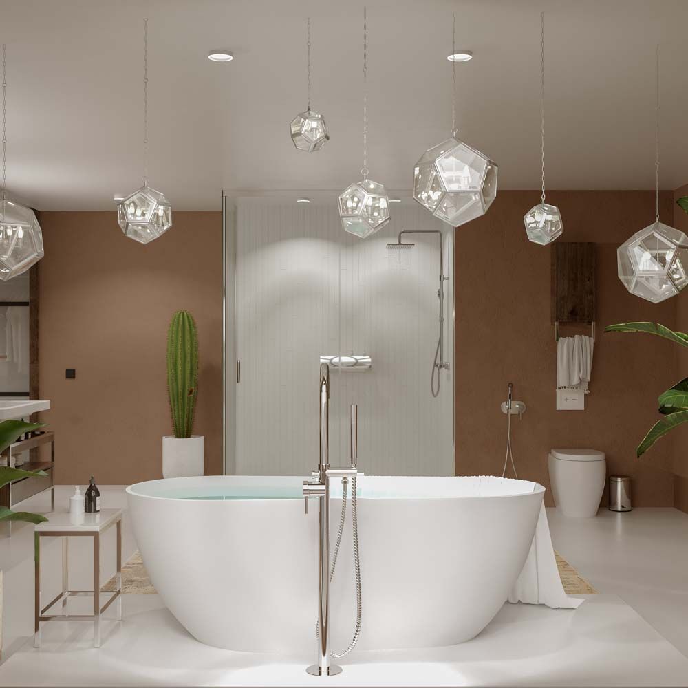 Mampara de ducha TECH HIGH rectangular 1 fijo - 1 puerta corredera + 1 fijo vidrio 8 mm. ACERO INOXIDABLE Fábricada a techo - Imagen 8