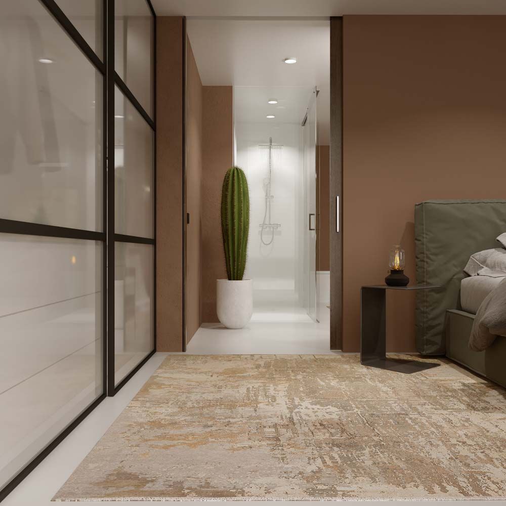 Mampara de ducha TECH HIGH rectangular 1 fijo - 1 puerta corredera + 1 fijo vidrio 8 mm. ACERO INOXIDABLE Fábricada a techo - Imagen 9